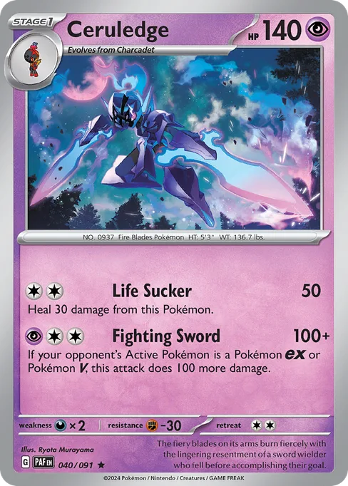 Ceruledge, Paldean Fates #40