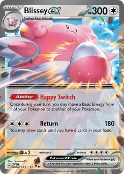 Blissey ex, Holofoil