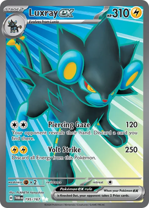 Luxray ex, Twilight Masquerade #195