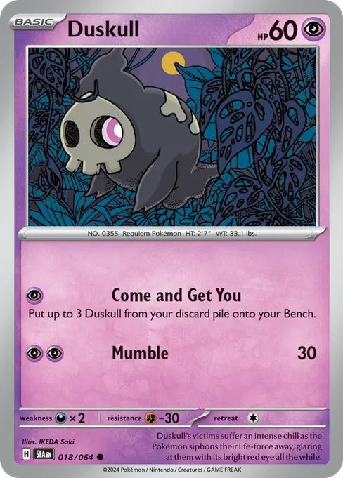 Duskull, Shrouded Fable #18