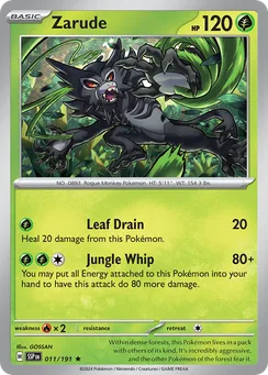Zarude, Holofoil