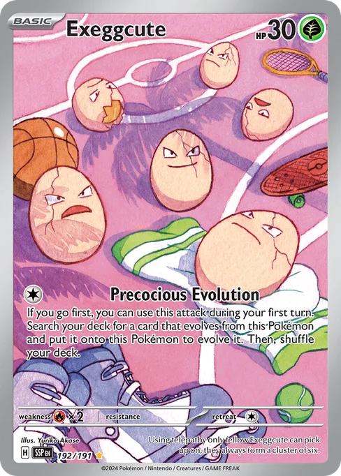 Exeggcute, Surging Sparks #192