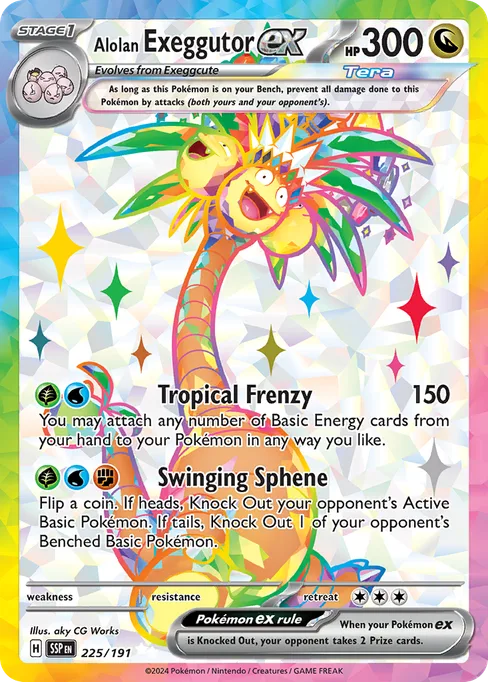 Alolan Exeggutor ex, Surging Sparks #225