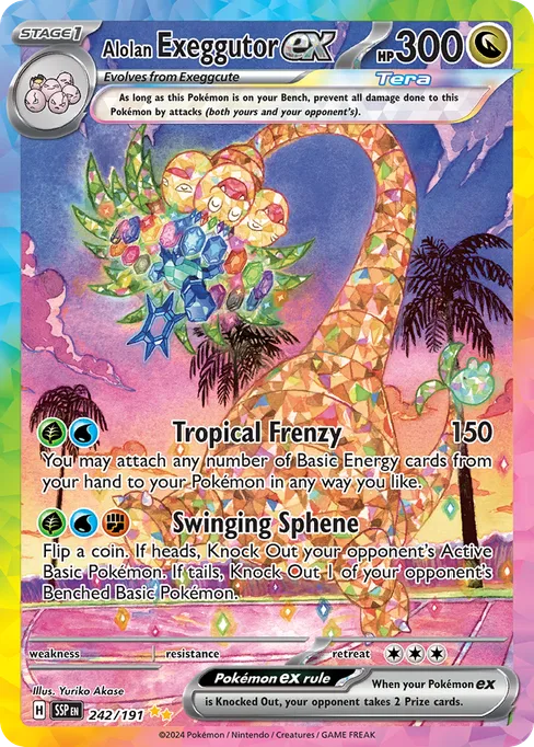Alolan Exeggutor ex, Surging Sparks #242