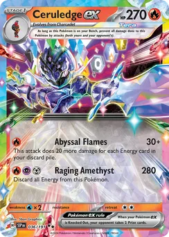 Ceruledge ex, Holofoil