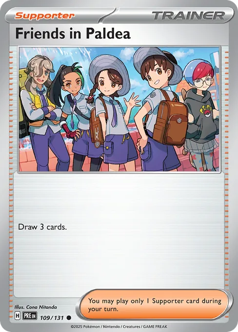 Friends in Paldea, Prismatic Evolutions #109