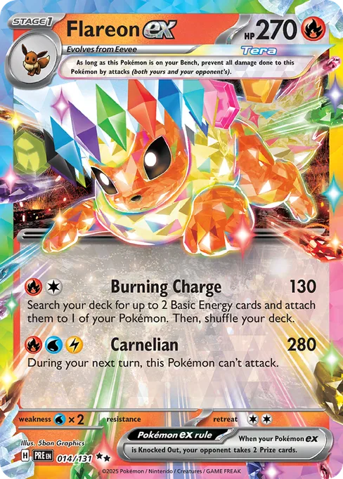 Flareon ex, Prismatic Evolutions #14