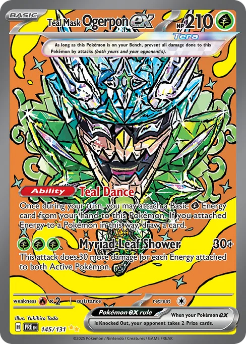 Teal Mask Ogerpon ex, Prismatic Evolutions #145