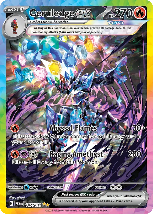 Ceruledge ex, Prismatic Evolutions #147