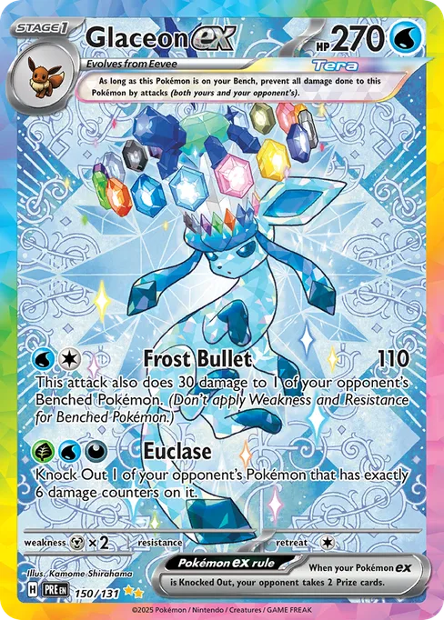 Glaceon ex, Prismatic Evolutions #150