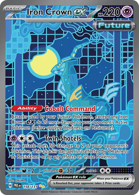 Iron Crown ex, Prismatic Evolutions #158