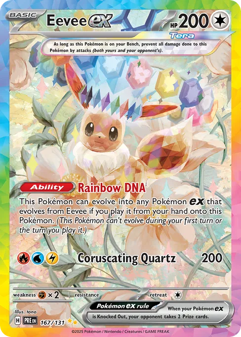 Eevee ex, Prismatic Evolutions #167