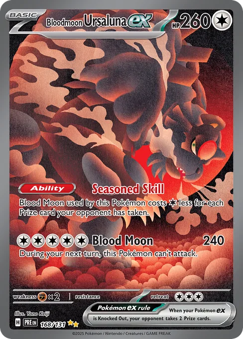 Bloodmoon Ursaluna ex, Prismatic Evolutions #168
