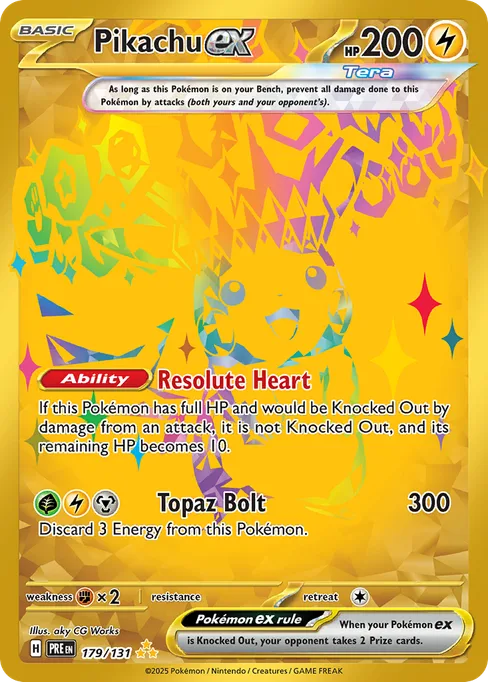 Pikachu ex, Prismatic Evolutions #179
