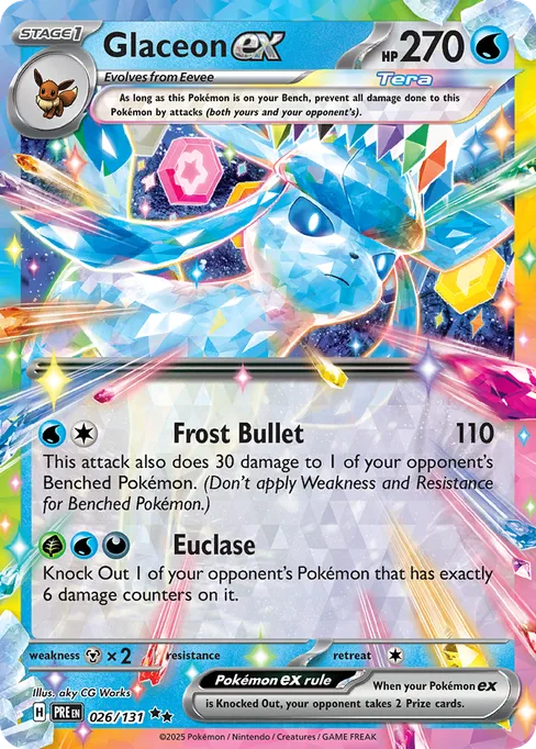 Glaceon ex, Prismatic Evolutions #26