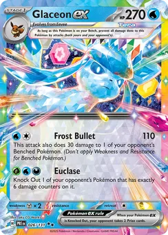 Glaceon ex, Holofoil