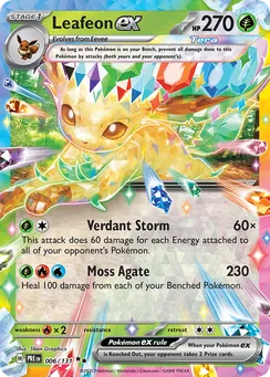 Leafeon ex, Holofoil