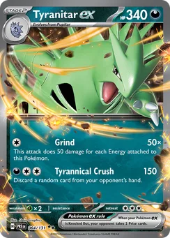 Tyranitar ex, Holofoil