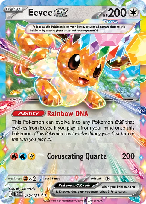 Eevee ex, Prismatic Evolutions #75