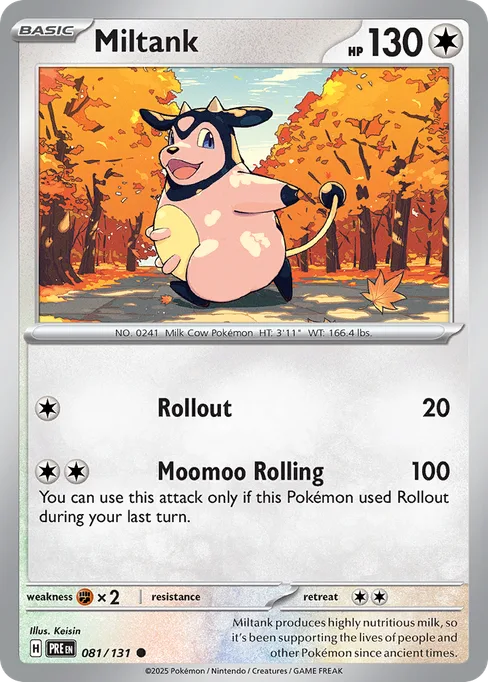 Miltank, Prismatic Evolutions #81