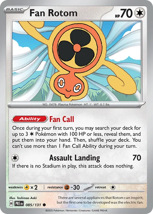 Fan Rotom, Prismatic Evolutions #85