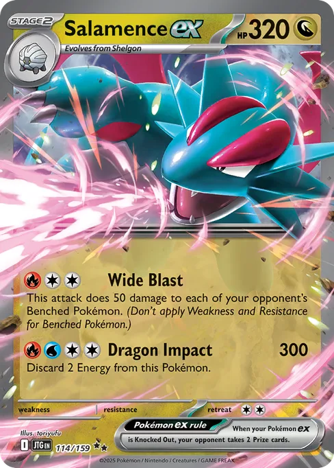 Salamence ex, Journey Together #114