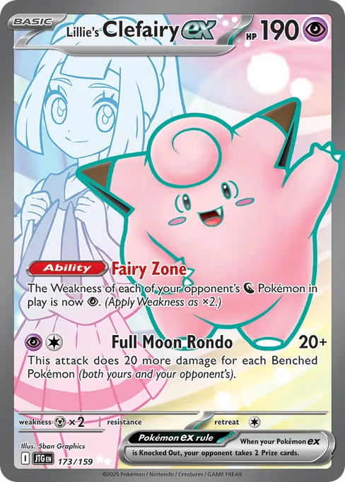 Lillie's Clefairy ex, Journey Together #173