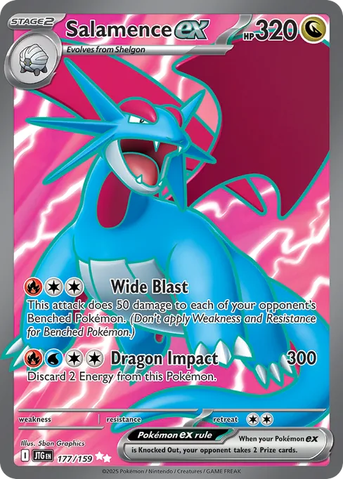 Salamence ex, Journey Together #177