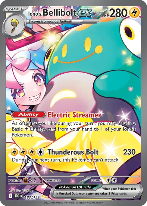Iono's Bellibolt ex, Journey Together #183
