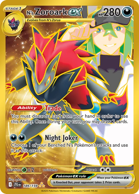 N's Zoroark ex, Journey Together #189