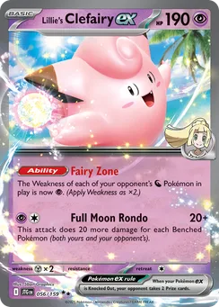 Lillie's Clefairy ex, Holofoil