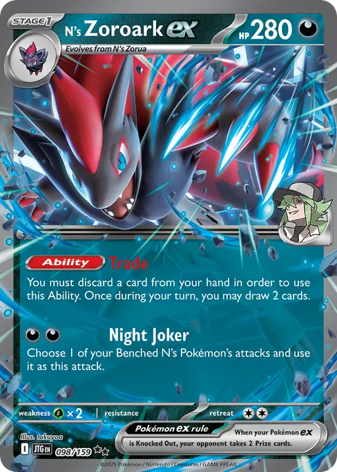 N's Zoroark ex, Journey Together #98