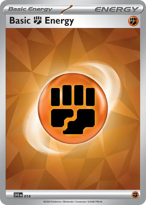 Basic Fighting Energy, Scarlet & Violet Energies #14