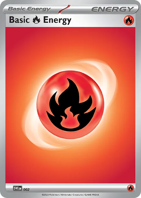 Basic Fire Energy, Scarlet & Violet Energies #2