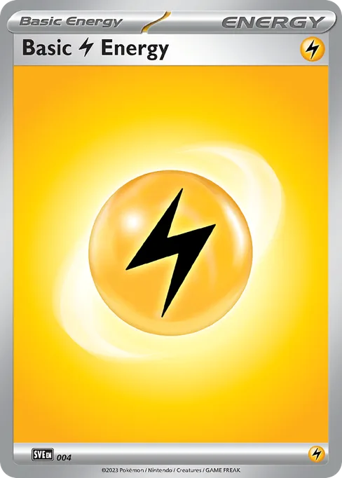 Basic Lightning Energy, Scarlet & Violet Energies #4