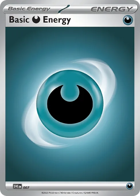 Basic Darkness Energy, Scarlet & Violet Energies #7