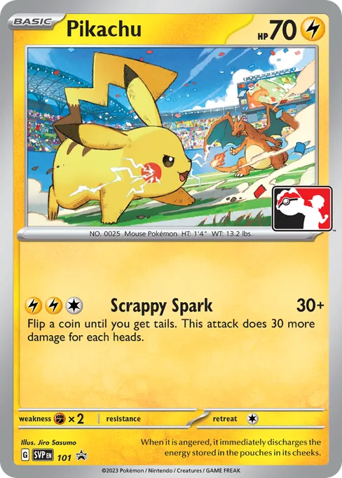 Pikachu, Scarlet & Violet Black Star Promos #101