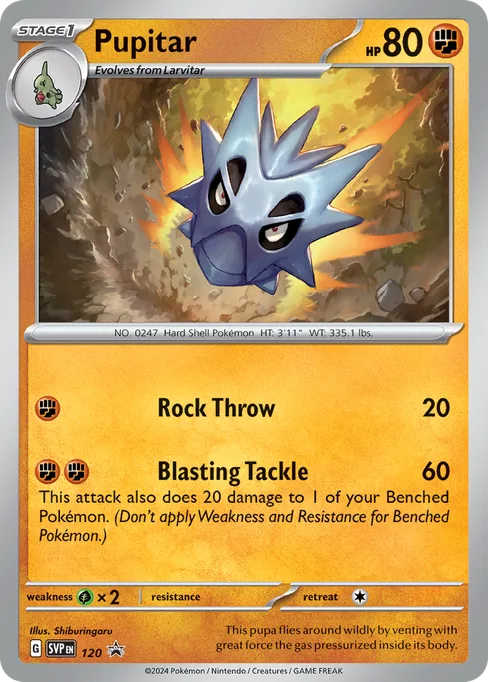 Pupitar, Scarlet & Violet Black Star Promos #120