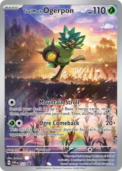 Teal Mask Ogerpon, Holofoil