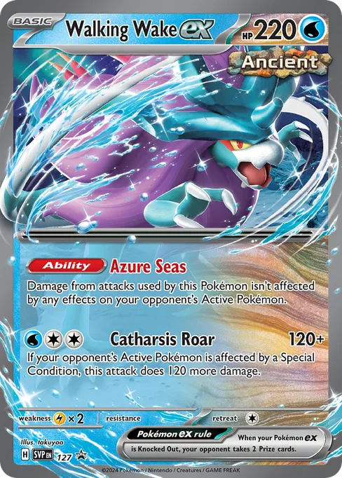 Walking Wake ex, Scarlet & Violet Black Star Promos #127