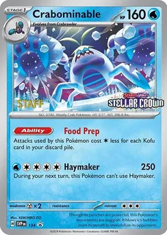 Crabominable, Staff stamp