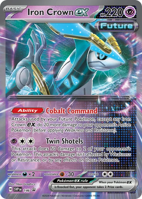 Iron Crown ex, Scarlet & Violet Black Star Promos #146