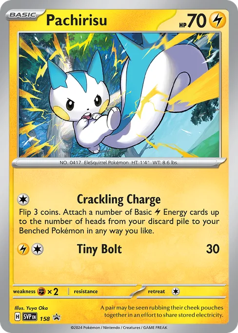 Pachirisu, Scarlet & Violet Black Star Promos #158