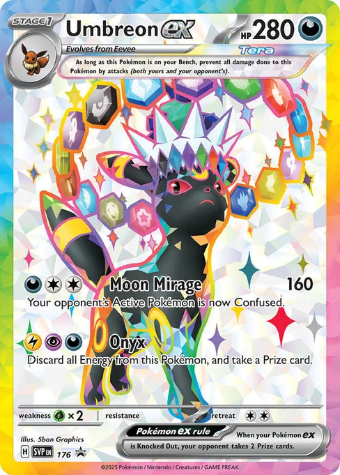 Umbreon ex, Scarlet & Violet Black Star Promos #176