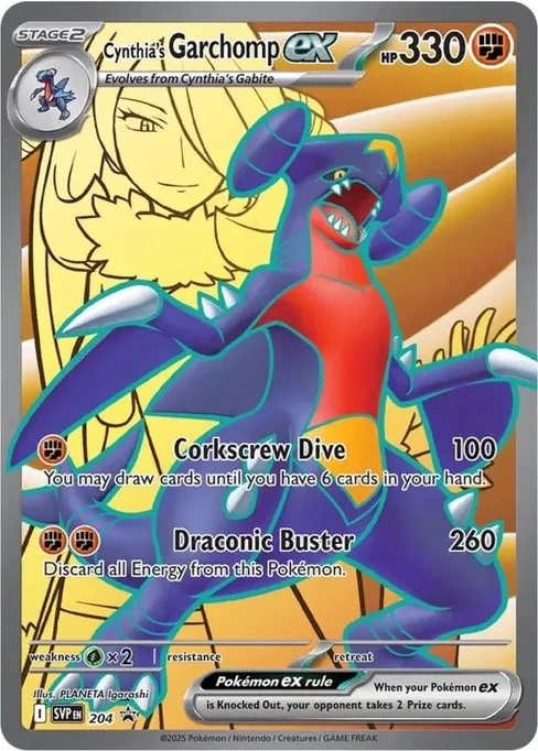 Cynthia's Garchomp ex, Scarlet & Violet Black Star Promos #204