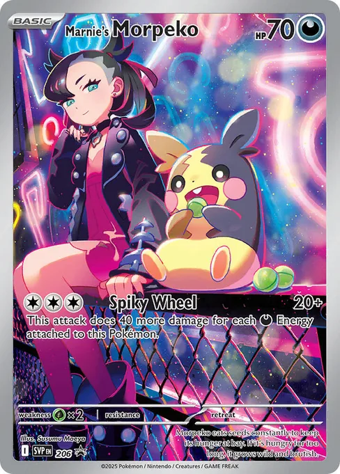 Marnie's Morpeko, Scarlet & Violet Black Star Promos #206