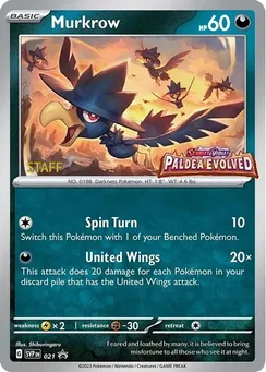 Murkrow, Staff stamp