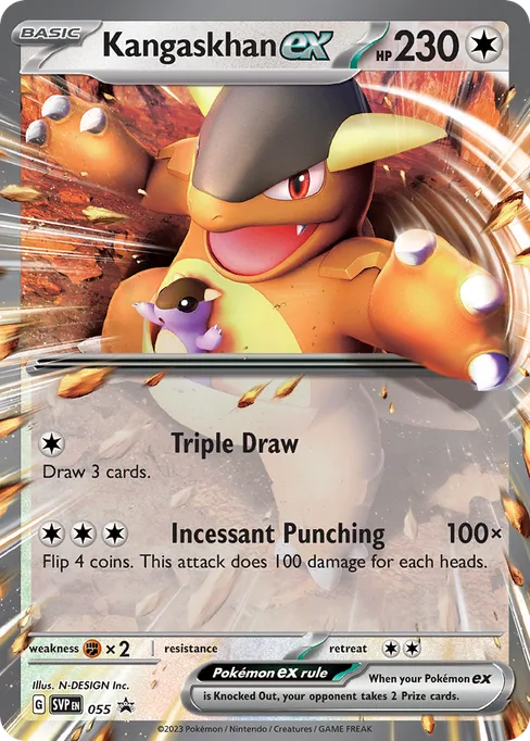 Kangaskhan ex, Scarlet & Violet Black Star Promos #55