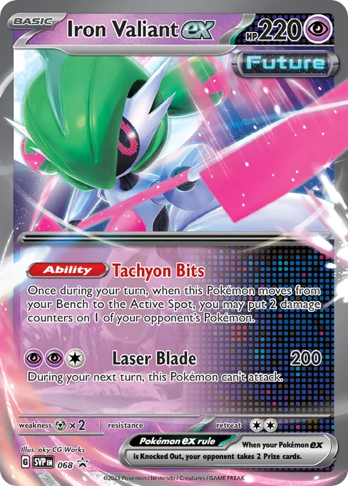 Iron Valiant ex, Scarlet & Violet Black Star Promos #68