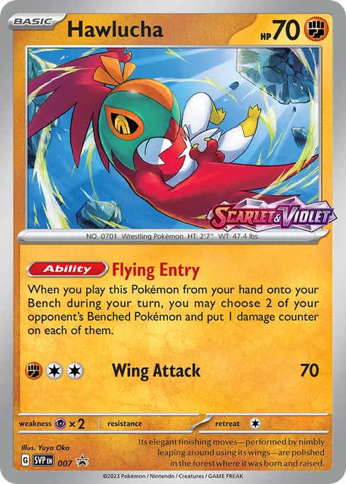 Hawlucha, Scarlet & Violet Black Star Promos #7